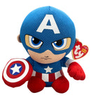 Ty Beanie Baby - Captain America the Superhero, Regular, Marvel Beanie
