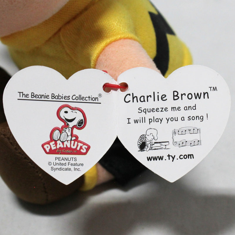 Ty Beanie Baby - Charlie Brown , Peanuts