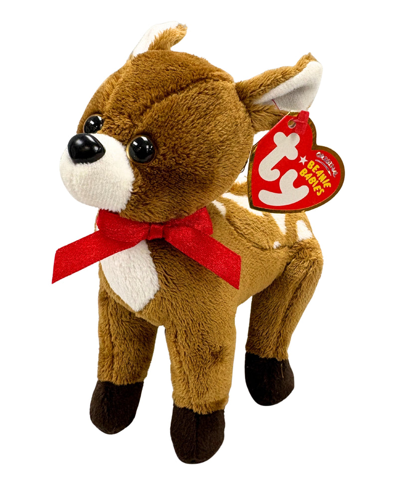Ty Beanie Baby - Chestnut the Reindeer, Regular, Winter holidays