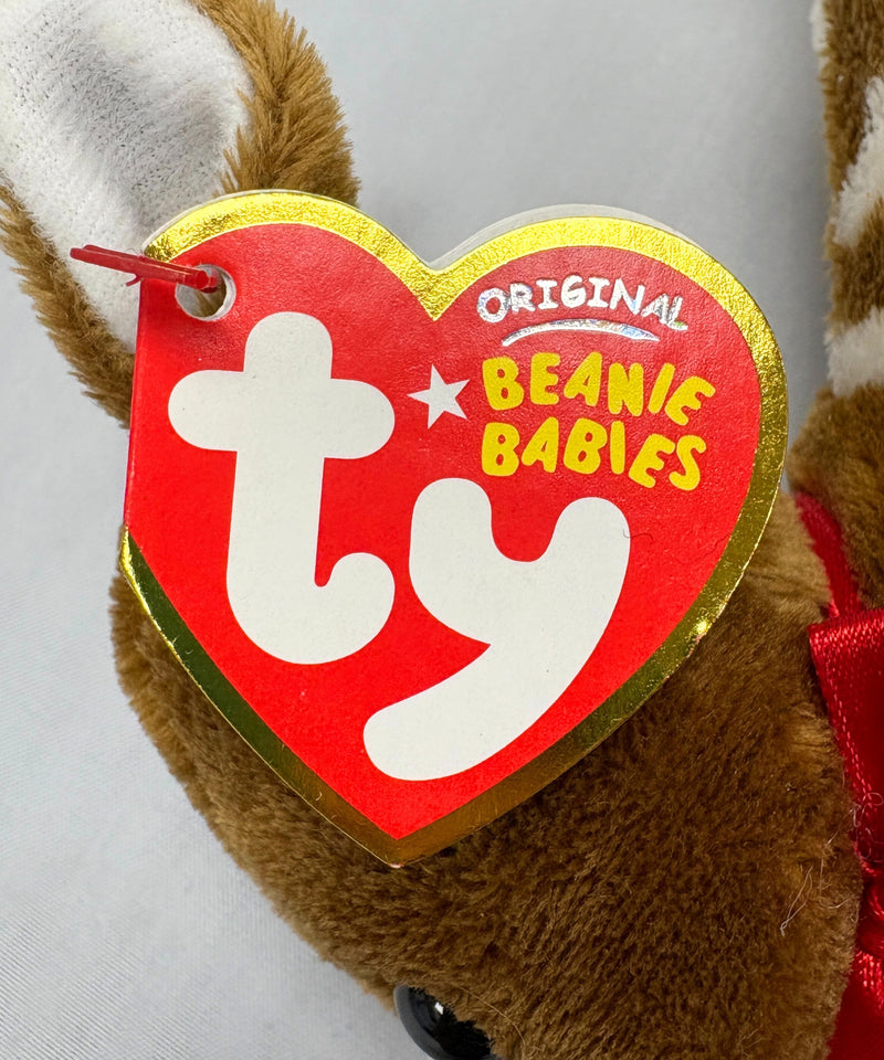 Ty Beanie Baby - Chestnut the Reindeer, Regular, Winter holidays