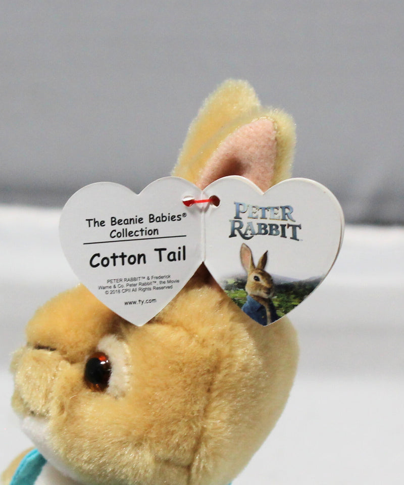 Ty Beanie Baby - Cotton Tail the Bunny, Peter Rabbit