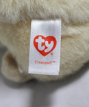 Ty Beanie Baby - Creampuff the Yellow Bunny, Solid Eyes