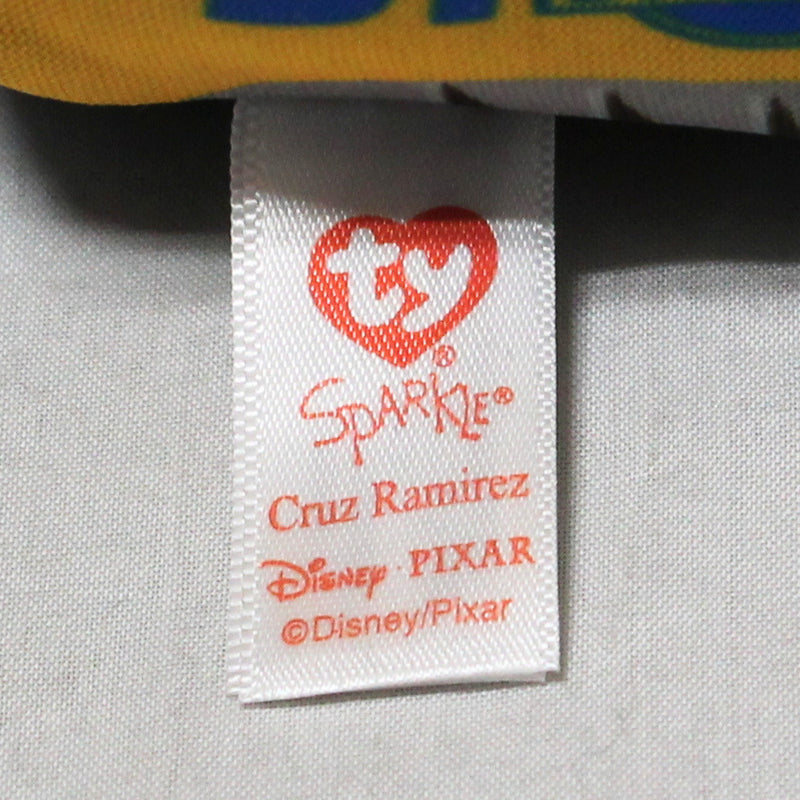 Ty Beanie Baby - Cruz Ramirez the Race Car, Disney Sparkle