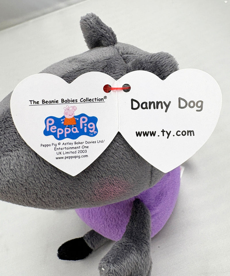 Ty Beanie Baby - Danny Dog the Dog, UK, Peppa Pig