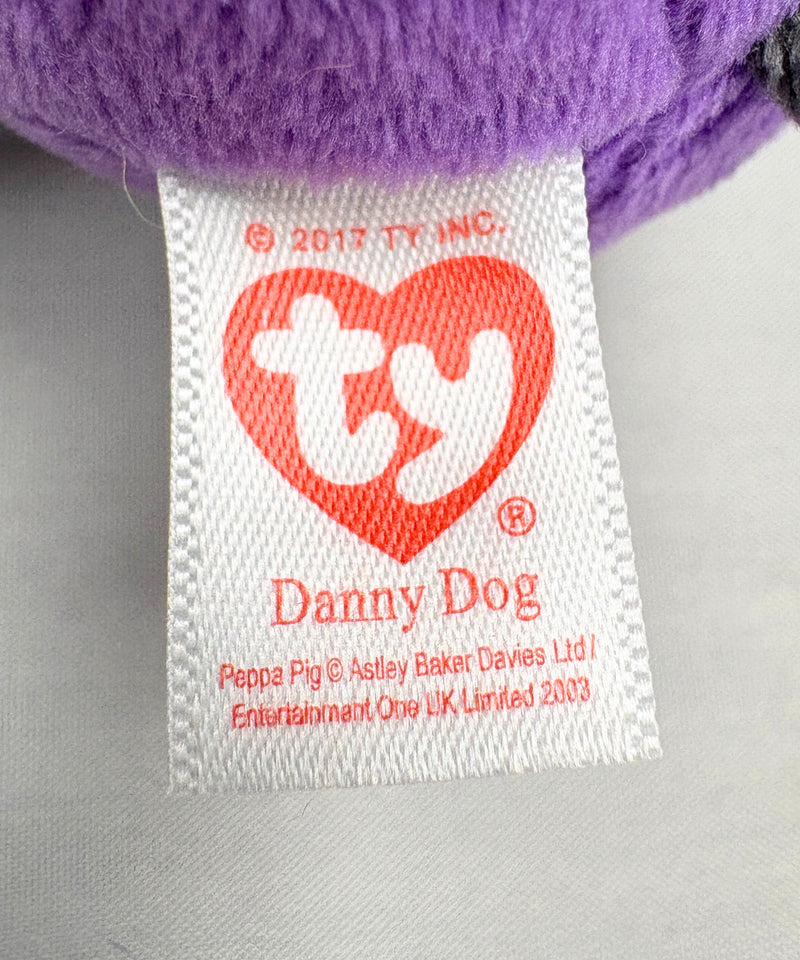 Ty Beanie Baby - Danny Dog the Dog, UK, Peppa Pig