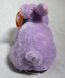 Ty Beanie Baby - Dash the Purple Bunny, Solid Eyes