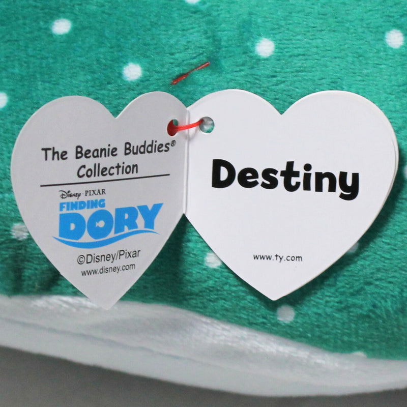 Ty Beanie Baby - Destiny the Green Whale, Medium, Disney Sparkle