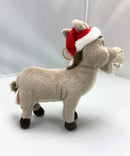 Ty Beanie Baby - Donkey in Santa Hat