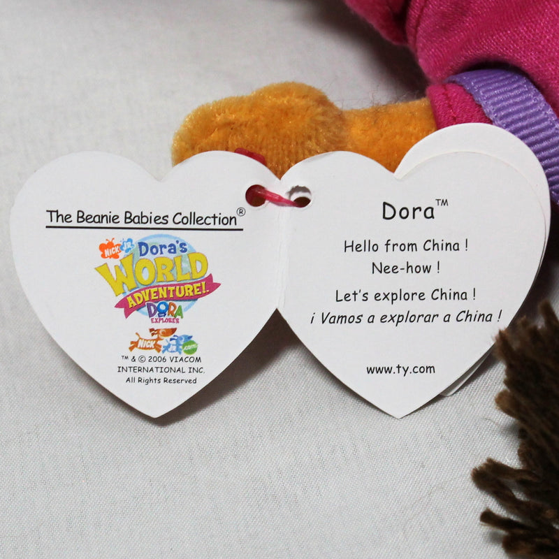 Ty Beanie Baby - Dora (China), Dora's World Adventure
