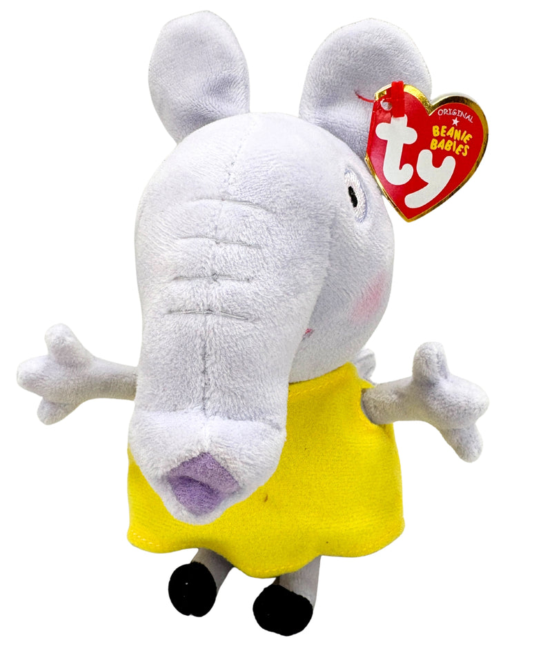 Ty Beanie Baby - Emily Elephant the Elephant, UK, Peppa Pig