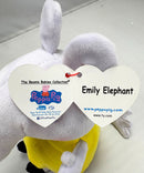 Ty Beanie Baby - Emily Elephant the Elephant, UK, Peppa Pig