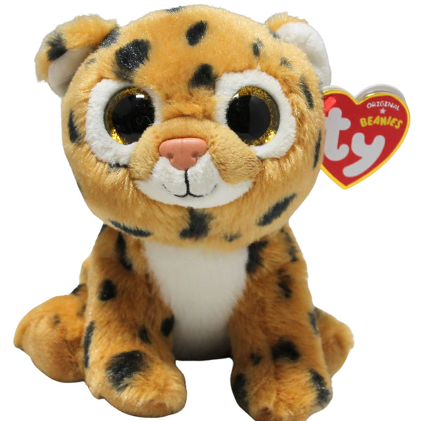 Ty Beanie Baby - Freckles the Leopard, Glitter Eyes