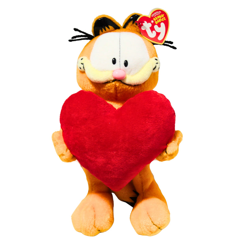 Ty Beanie Baby - Garfield the Cat, Big Heart