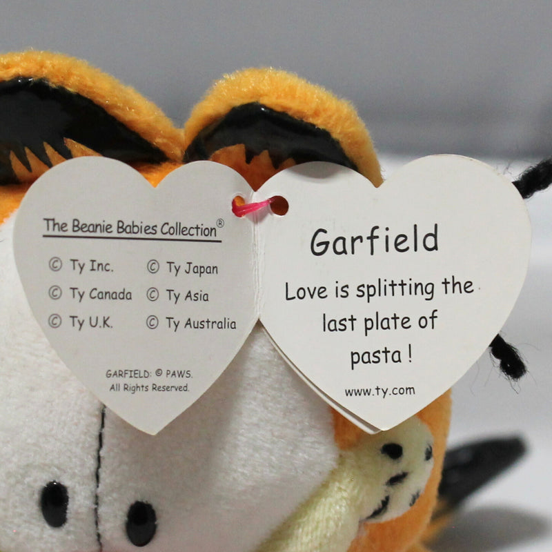 Ty Beanie Baby - Garfield the Cat, Big Heart