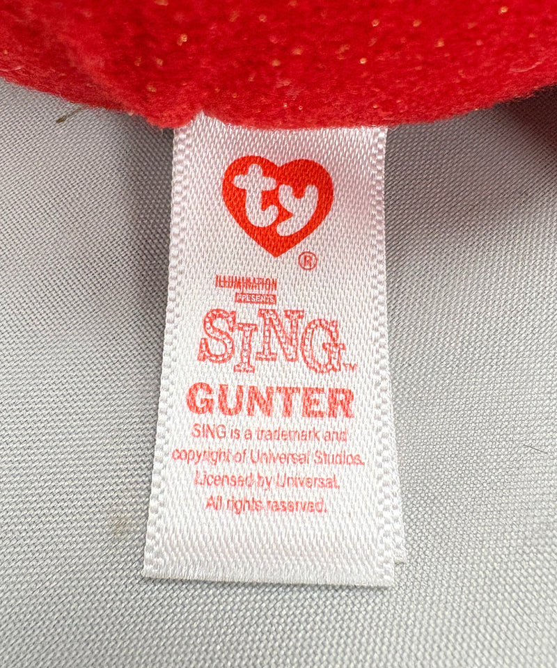 Ty Beanie Baby - Gunter the Pig, Movie - Sing
