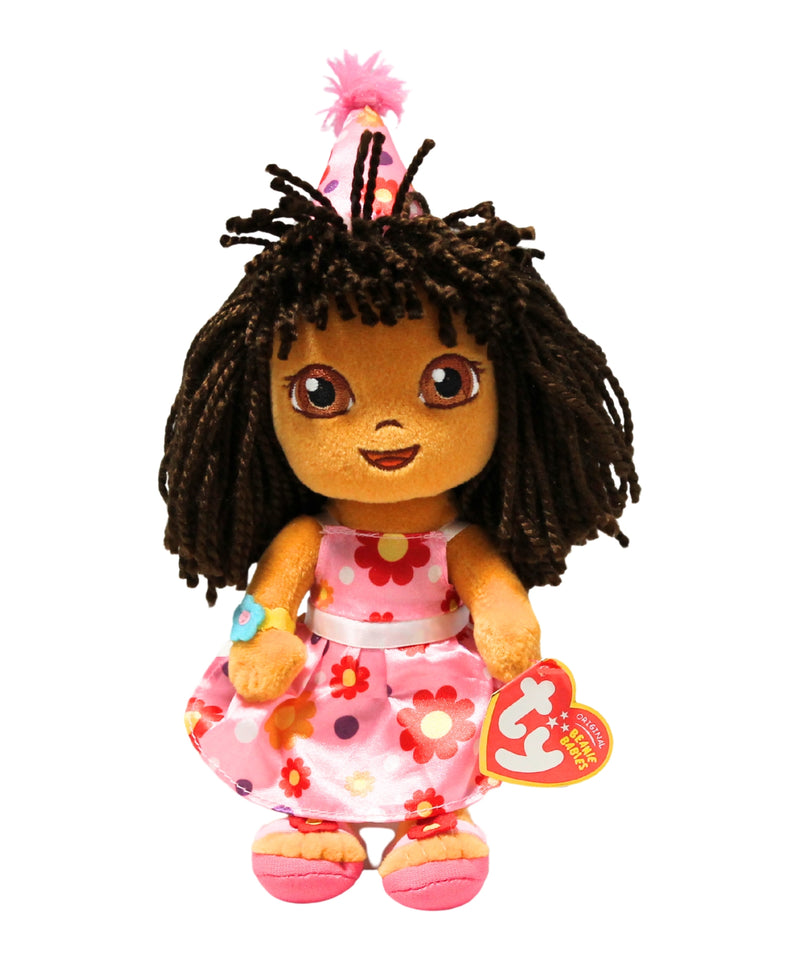 Ty Beanie Baby - Happy Birthday Dora , Dora The Explorer