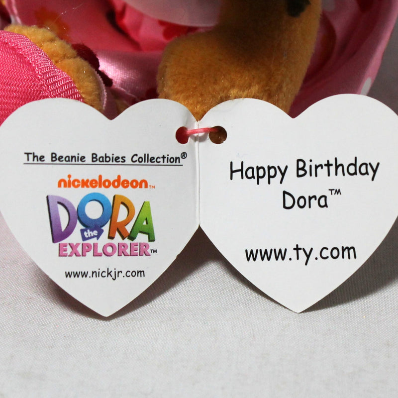 Ty Beanie Baby - Happy Birthday Dora , Dora The Explorer