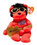 Ty Beanie Baby - Heartbear Hotel (Red Bear), Elvis Presley