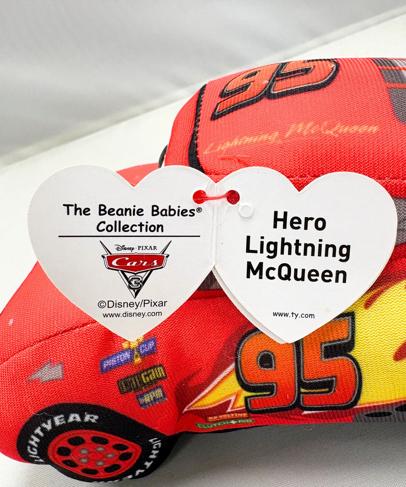 Ty Beanie Baby - Hero Lightning McQueen the Racing Car, Movie - Cars 3