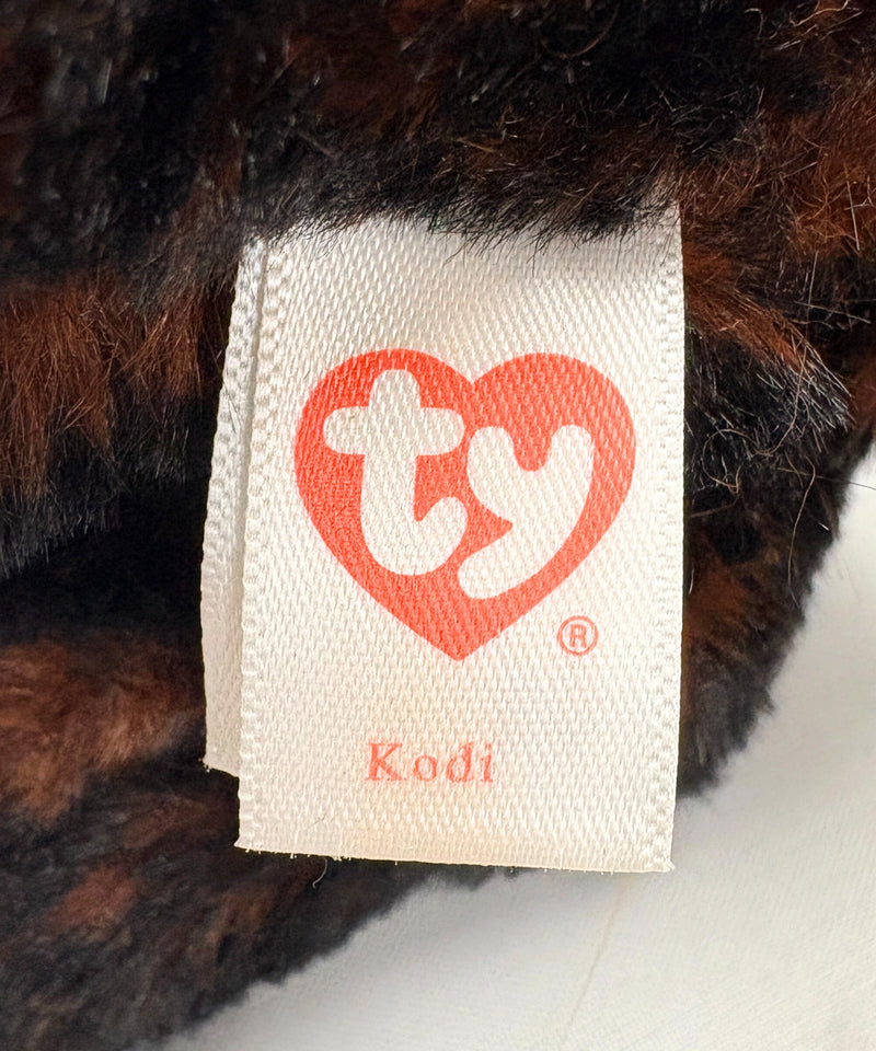 Ty Beanie Baby - Kodi the Bear, Glitter Eyes