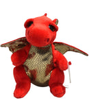 Beanie Babies- Legend the Red Dragon, Glitter Eyes
