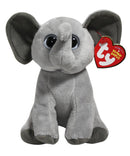 Ty Beanie Baby - Little Mac the Elephant, Solid Eyes, Santa Barbara Zoo Exclusive
