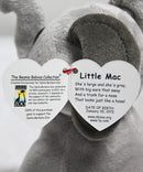 Ty Beanie Baby - Little Mac the Elephant, Solid Eyes, Santa Barbara Zoo Exclusive