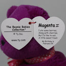 Ty Beanie Baby - Magenta II the Teddy Bear, 30th Anniversary