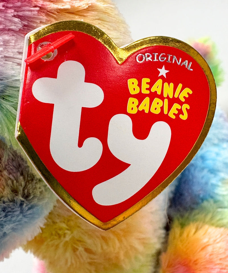 Ty Beanie Baby - Max the Dog, Glitter Eyes, World Autism Awareness Day
