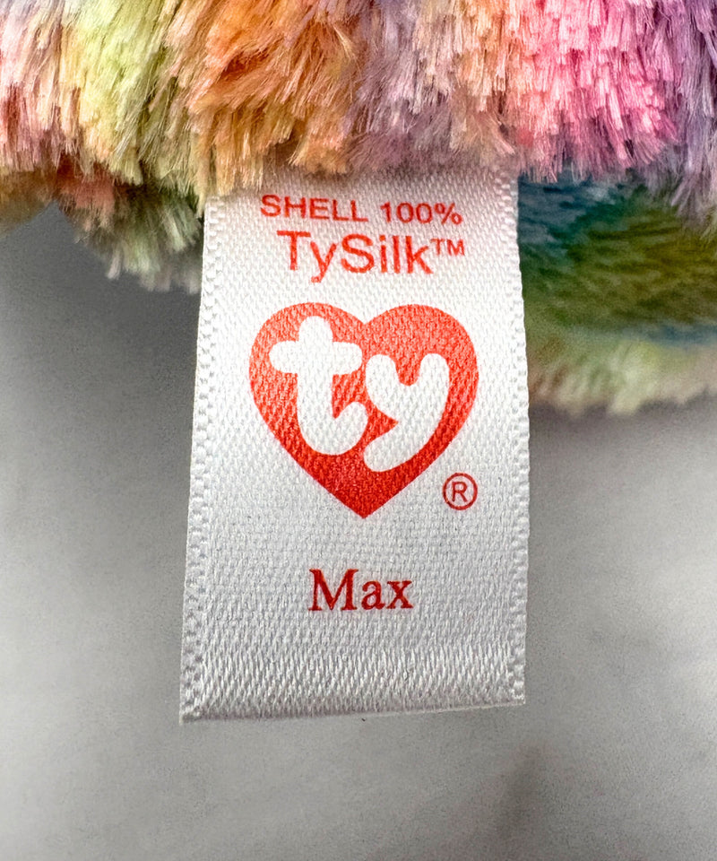 Ty Beanie Baby - Max the Dog, Glitter Eyes, World Autism Awareness Day