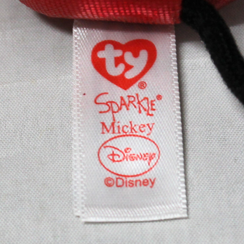 Ty Beanie Baby - Mickey Mouse (Red pants), Disney Sparkle