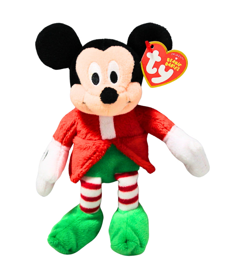 Ty Beanie Baby - Christmas Mickey Mouse, Disney 
