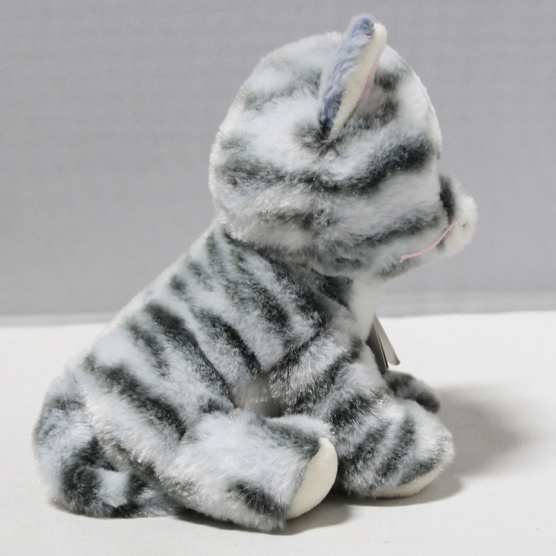 Ty Beanie Baby - Millie the Grey Tabby Cat, Glitter Eyes