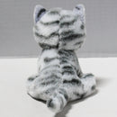 Ty Beanie Baby - Millie the Grey Tabby Cat, Glitter Eyes