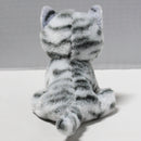 Ty Beanie Baby - Millie the Grey Tabby Cat, Glitter Eyes