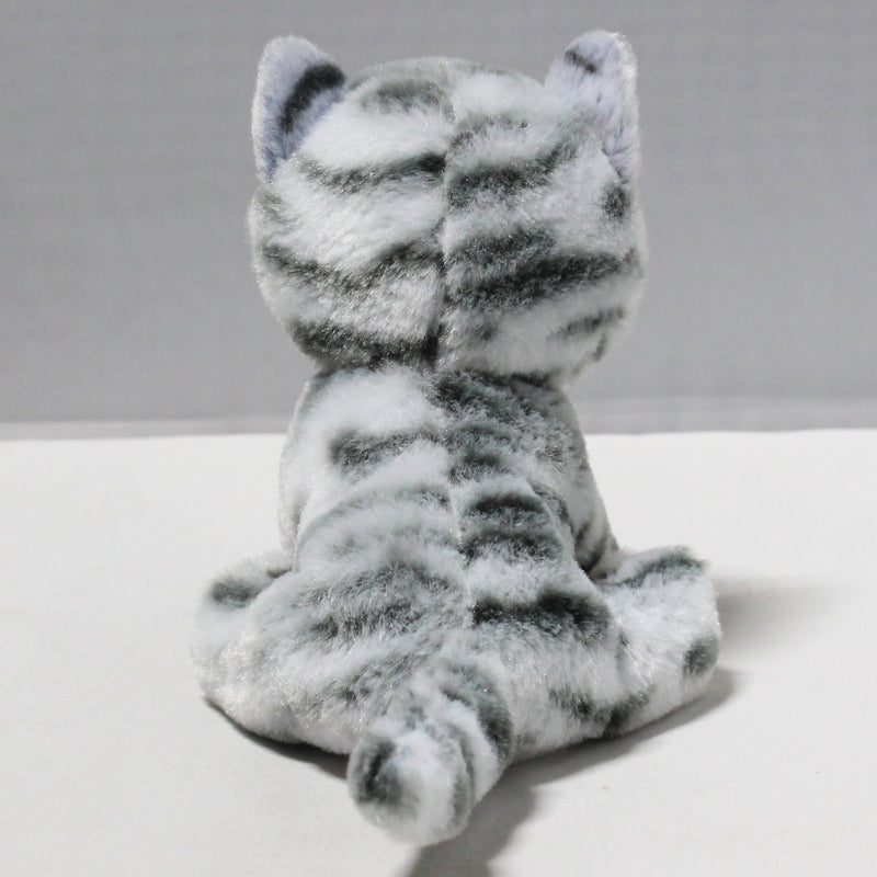 Ty Beanie Baby - Millie the Grey Tabby Cat, Glitter Eyes