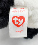 Ty Beanie Baby - Ming the Panda bear, Glitter Eyes