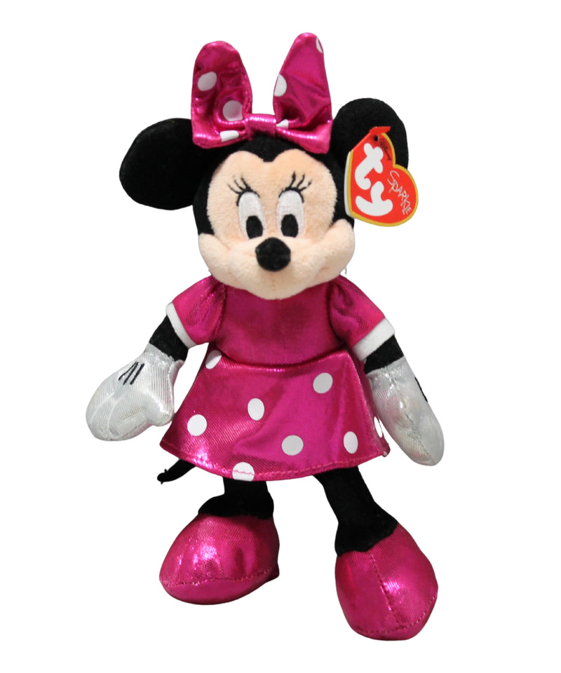 Ty Beanie Baby - Minnie Mouse (Pink dress), Disney Sparkle