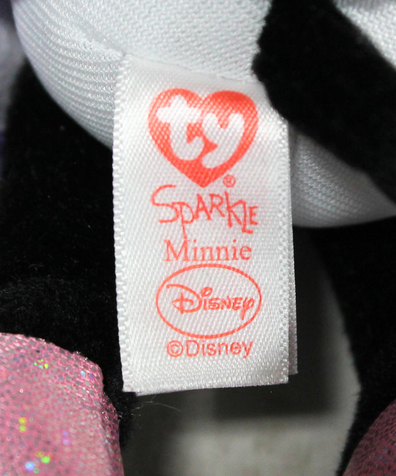 Ty Beanie Baby - Minnie Mouse (Purple dress), Disney Sparkle