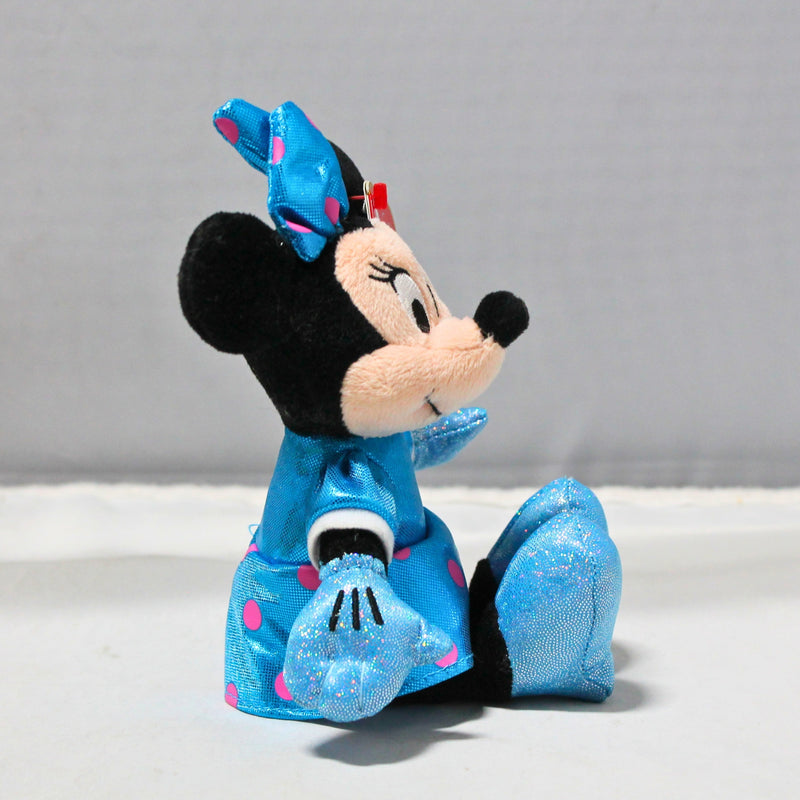 Ty Beanie Baby - Minnie Mouse (Blue Dress), Disney Sparkle