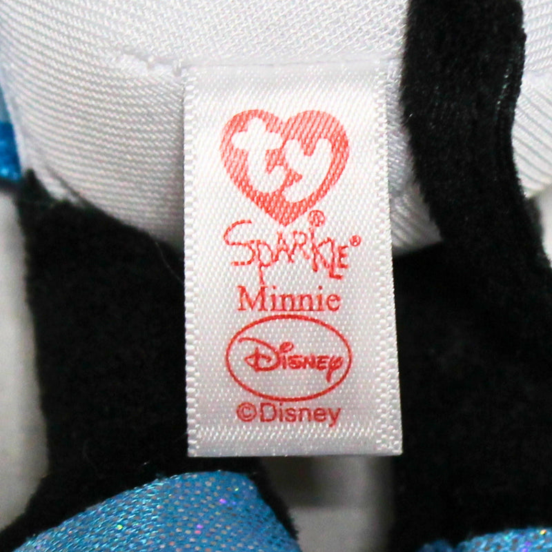 Ty Beanie Baby - Minnie Mouse (Blue Dress), Disney Sparkle