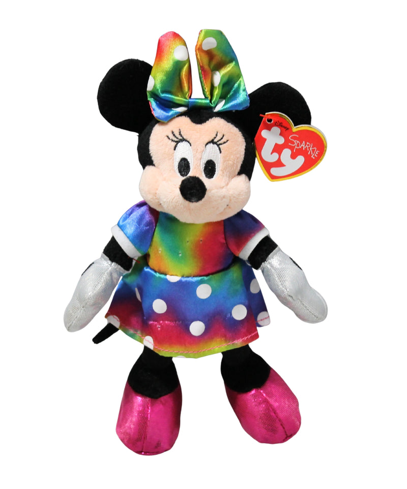 Ty Beanie Baby - Minnie Mouse (Tie-dye dress), Disney Sparkle