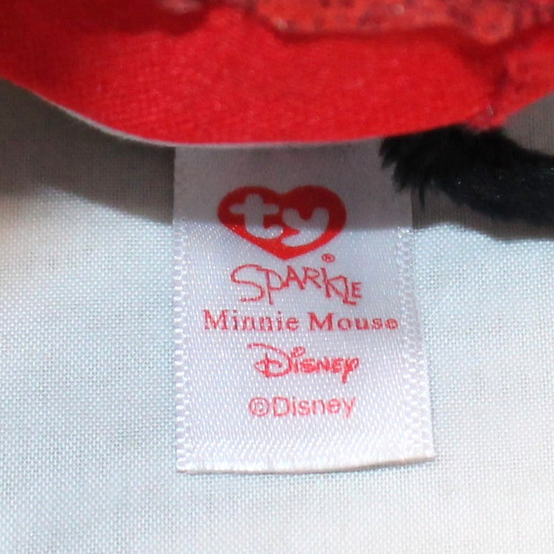 Ty Beanie Baby - Minnie Mouse (Red Glitter Dress), Disney Sparkle