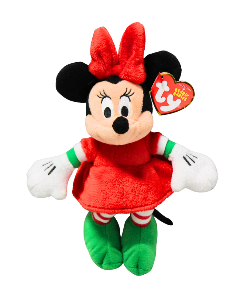 Ty Beanie Baby - Christmas Minnie Mouse, Disney