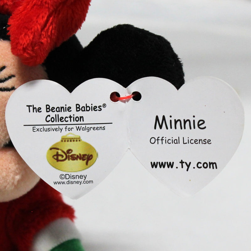 Ty Beanie Baby - Christmas Minnie Mouse, Disney