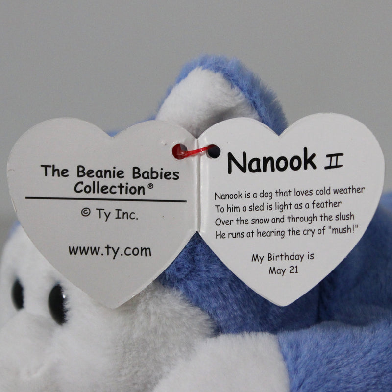 Ty Beanie Baby - Nanook II the Husky, 30th Anniversary