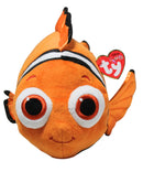 Ty Beanie Baby - Nemo the Orange Clown Fish, Medium, Disney Sparkle