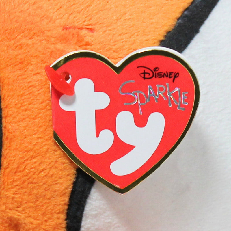 Ty Beanie Baby - Nemo the Orange Clown Fish, Medium, Disney Sparkle