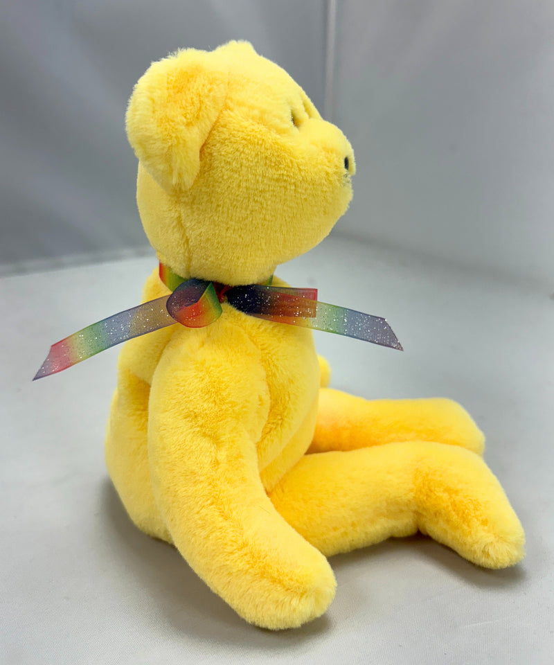 Ty Beanie Baby - Peace II the Teddy Yellow Bear, 30th Anniversary