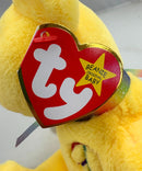 Ty Beanie Baby - Peace II the Teddy Yellow Bear, 30th Anniversary